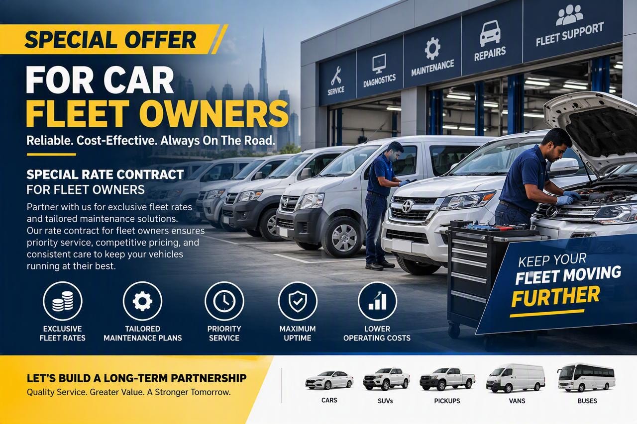 Special offer for fleet owners