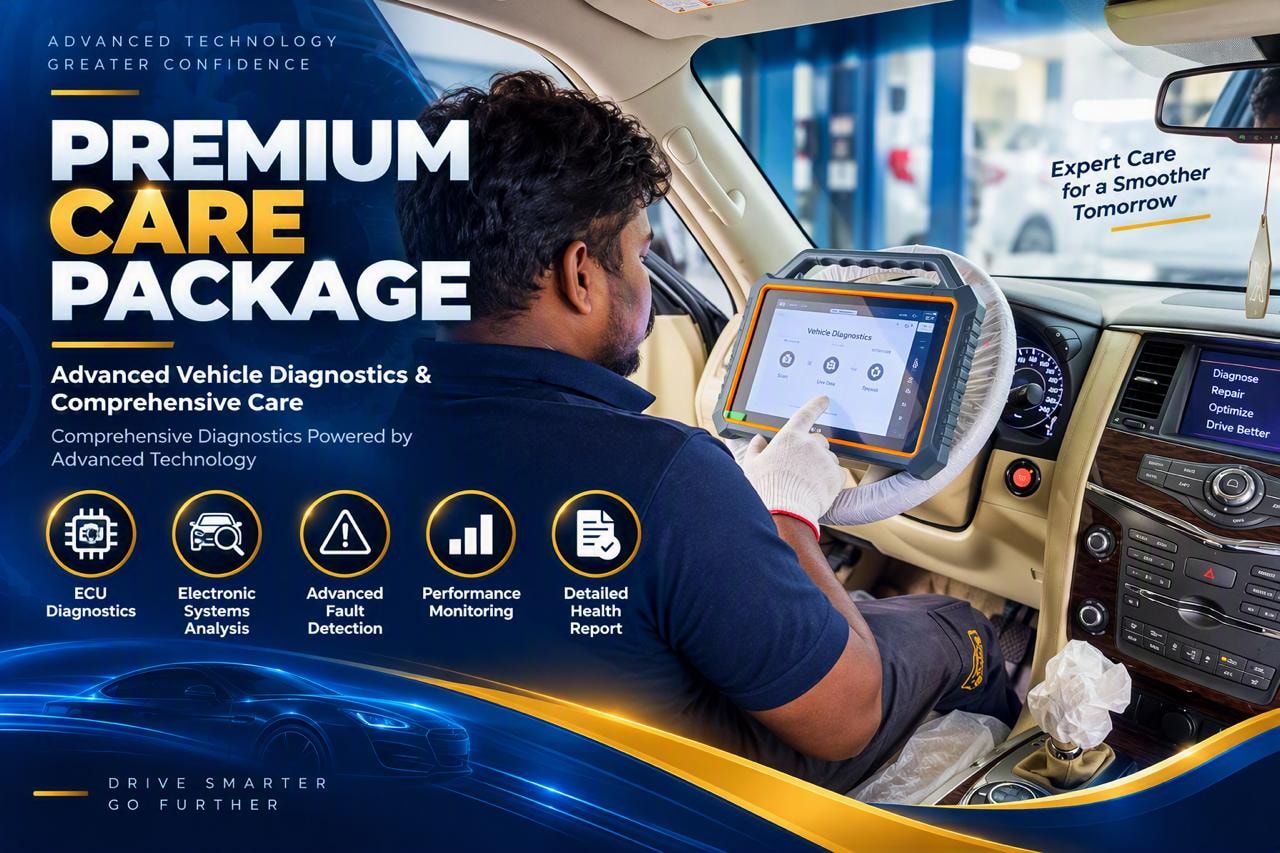 Premium Care Package — full service and diagnostics